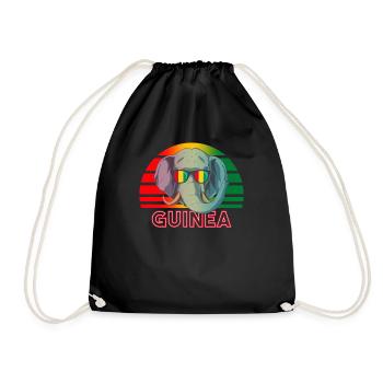 Guinée - Sac de sport léger - noir - Devant