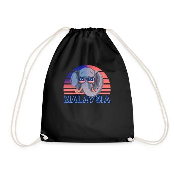 Malaisie - Sac de sport léger - noir - Devant