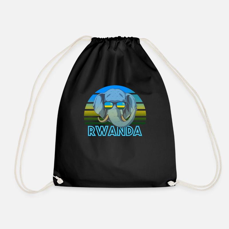 Rwanda - Sac de sport léger - noir