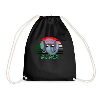 Soudan - Sac de sport léger - noir - Devant