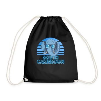 South Cameroon - Drawstring Bag - black - Front