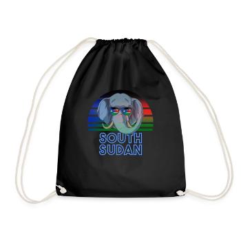 Sud Soudan - Sac de sport léger - noir - Devant