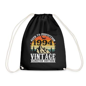 1994 Vintage Anniversaire Cadeau Rétro - Sac de sport léger - noir - Devant