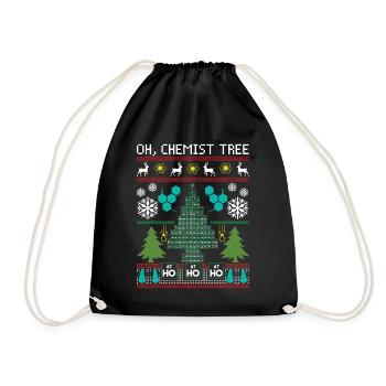 Oh Chemistree Christmas For Chemistree Science - Sac de sport léger - noir - Devant