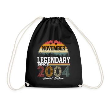 Des légendes sont nées en novembre 2004 - Sac de sport léger - noir - Devant