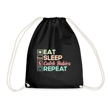 Doula Obstetrician Obstetrician Gift - Drawstring Bag - black - Front