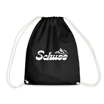Schuss ! A FOND LE SKI - Sac de sport léger - noir - Devant