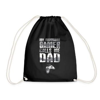 My favorite - Drawstring Bag - black - Front