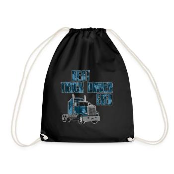 Meilleur chauffeur de camion de tous les temps - Sac de sport léger - noir - Devant