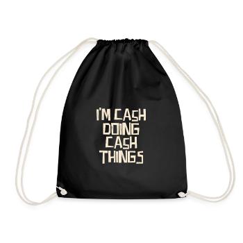 Je fais des choses Cash - Sac de sport léger - noir - Devant