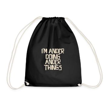 I'm Ander doing Ander things - Turnbeutel - Schwarz - Vorne