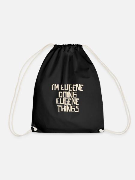 I'm Eugene doing Eugene things - Turnbeutel - Schwarz