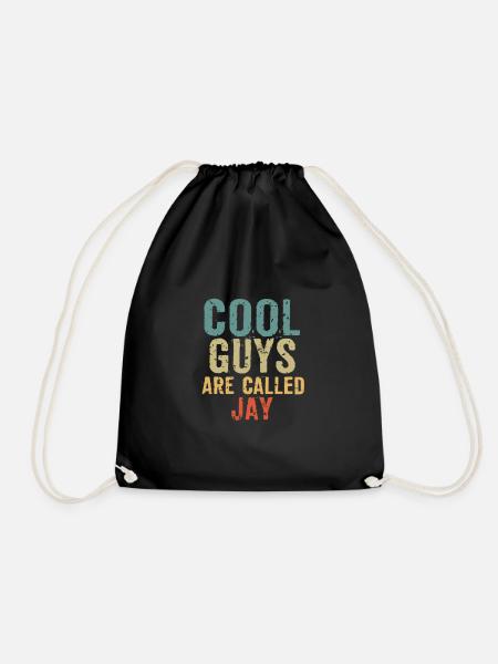 Cool guys are called jay - Turnbeutel - Schwarz
