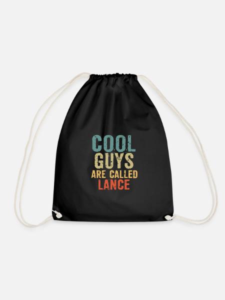 Cool guys are called lance - Turnbeutel - Schwarz