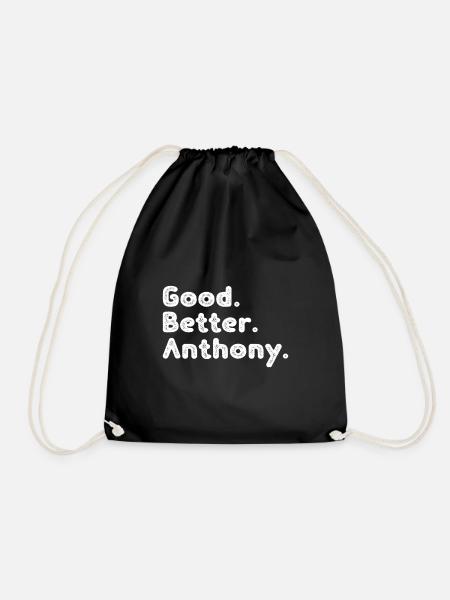 Good better Anthony - Turnbeutel - Schwarz