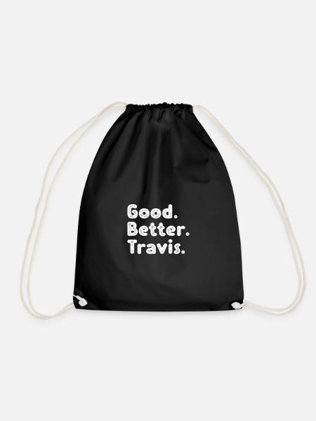 Good better Travis - Turnbeutel - Schwarz