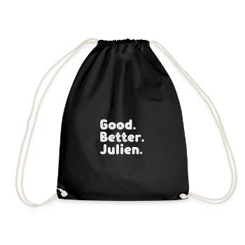 Good better Julien - Drawstring Bag - black - Front