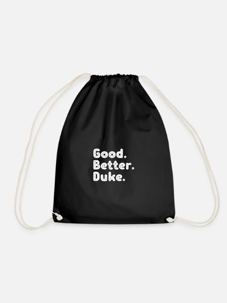 Good better Duke - Turnbeutel - Schwarz