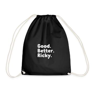 Good better Ricky - Turnbeutel - Schwarz - Vorne