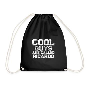 Cool guys are called Ricardo - Drawstring Bag - black - Front