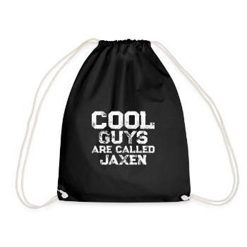 Cool guys are called Jaxen - Turnbeutel - Schwarz - Vorne