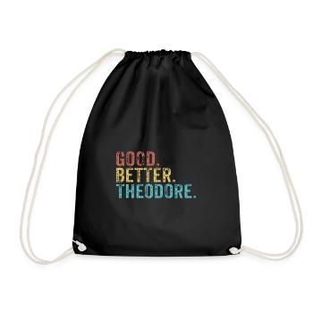 Good better Theodore - Drawstring Bag - black - Front