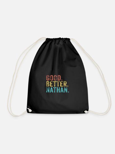 Good better Nathan - Turnbeutel - Schwarz