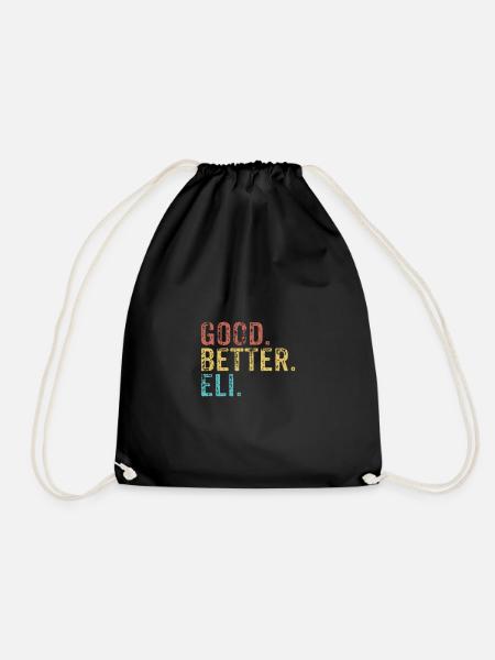 Good better Eli - Turnbeutel - Schwarz