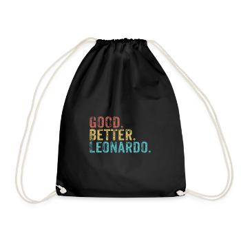 Bon meilleur Leonardo - Sac de sport léger - noir - Devant