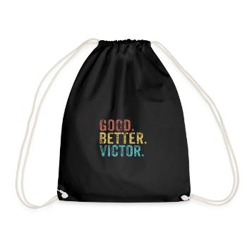 Good better Victor - Drawstring Bag - black - Front