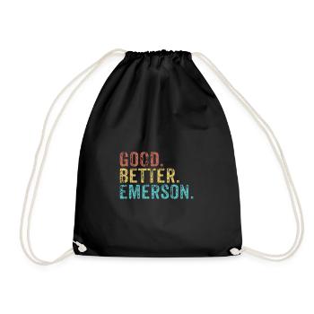 Les mecs cool s’appellent Emerson - Sac de sport léger - noir - Devant