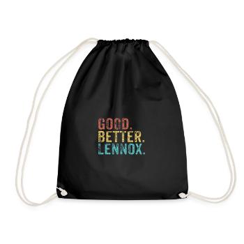 Cool guys are called lennox - Turnbeutel - Schwarz - Vorne