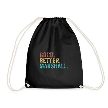 Les gars cool s’appellent marshall - Sac de sport léger - noir - Devant