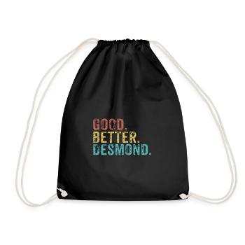 Cool guys are called desmond - Drawstring Bag - black - Front