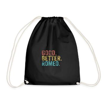 Cool guys are called romeo - Drawstring Bag - black - Front