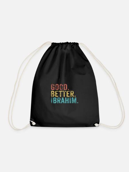 Good better Ibrahim - Turnbeutel - Schwarz