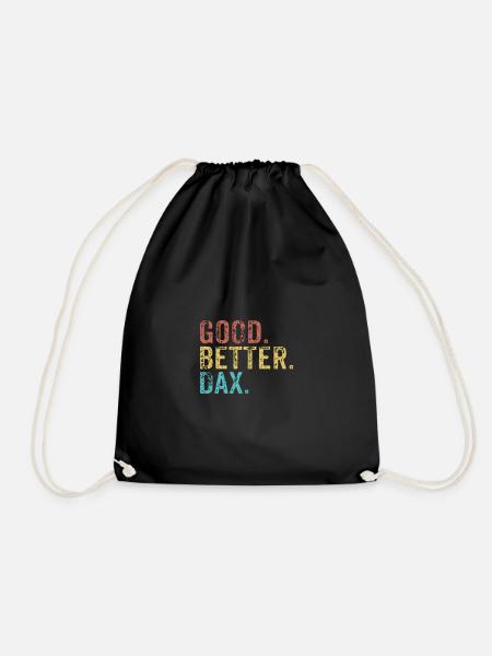 Good better Dax - Turnbeutel - Schwarz