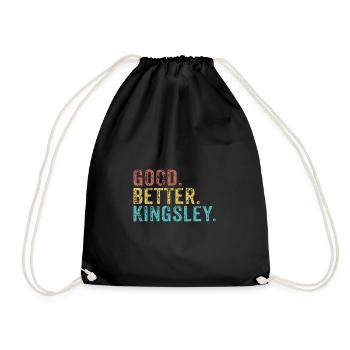 Les gars cool s’appellent kingsley - Sac de sport léger - noir - Devant