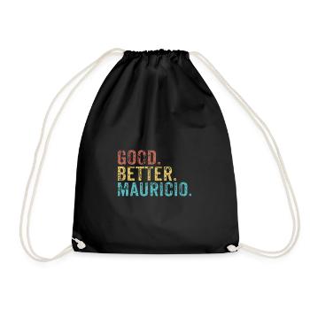 Cool guys are called mauricio - Drawstring Bag - black - Front