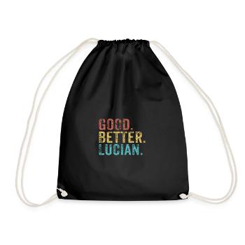 Les mecs cool s’appellent lucian - Sac de sport léger - noir - Devant
