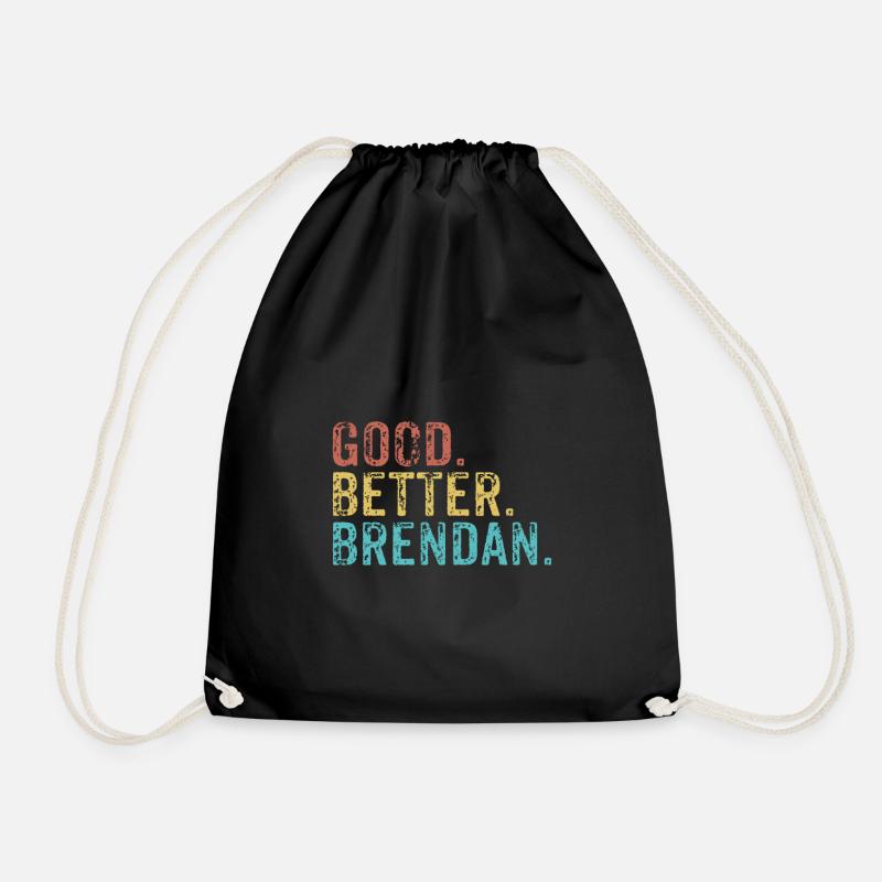 Les gars cool s’appellent brendan - Sac de sport léger - noir