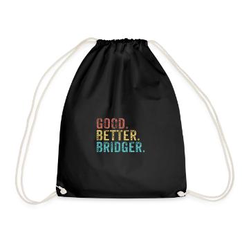 Les mecs cool s’appellent Bridger - Sac de sport léger - noir - Devant