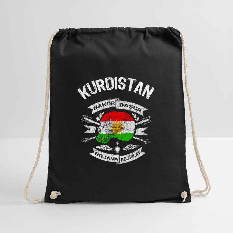 Drapeau du Kurdistan Bakur Bashur Rojava Rojhlt Newroz Sac de sport léger
