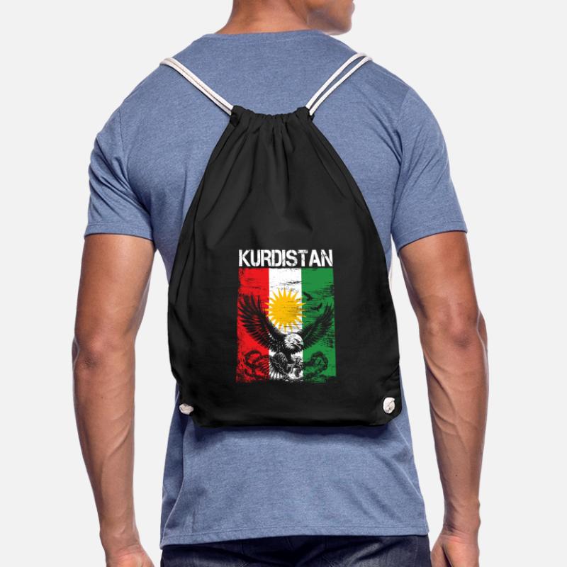 Drapeau du Kurdistan Bakur Bashur Rojava Rojhlt Newroz Sac de sport léger