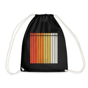 808 Analog Drum Machine Vintage Electronic Music - Drawstring Bag - black - Front