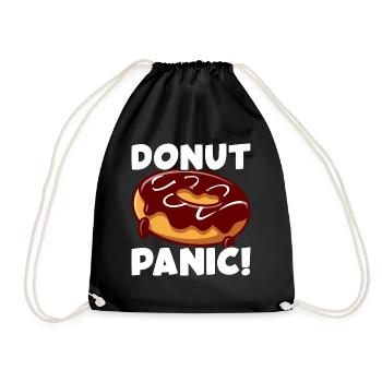 donut panique - Sac de sport léger - noir - Devant