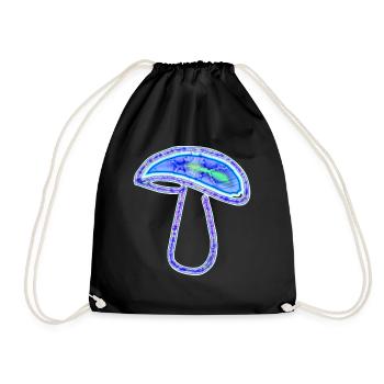 Champignons n° 02 - Design C - Sac de sport léger - noir - Devant