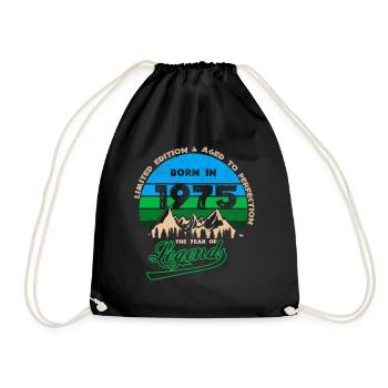 legends 1975 - Drawstring Bag - black - Front