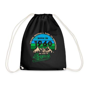 Légendes 1960 - Sac de sport léger - noir - Devant