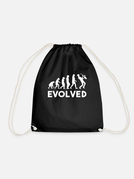 Saxophone Evolution - Turnbeutel - Schwarz